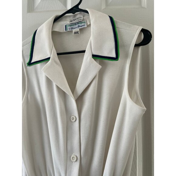 Vtg 1970's Evonne Goolagong Tennis Dress By Ginori Players Saks Fifth Avenue Siz - Picture 7 of 10